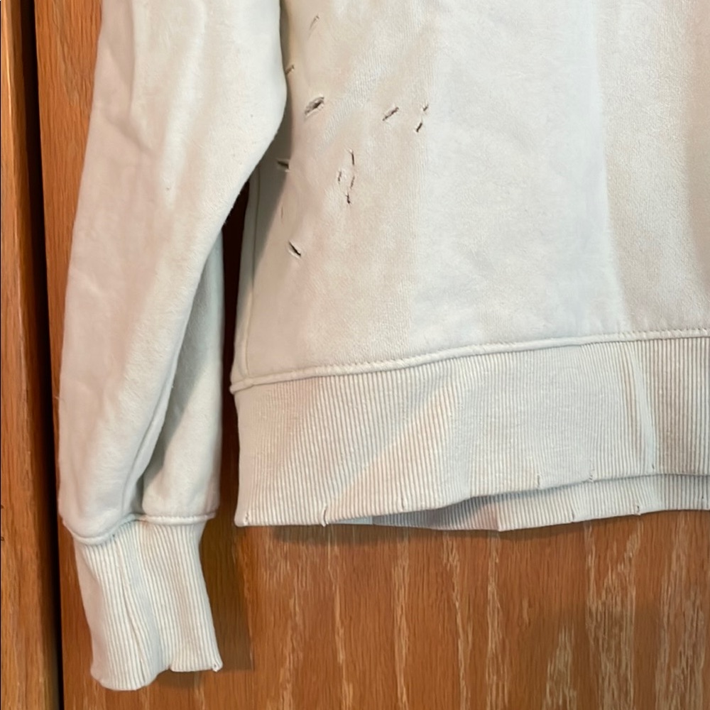 Distressed Cream Sweater - Picture 4 of 4